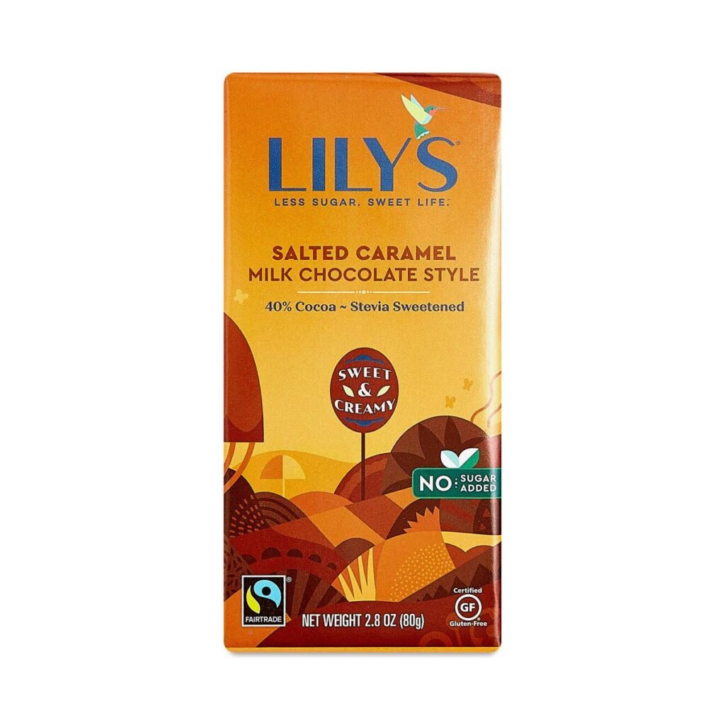 Lily's Caramelized & Salted Milk Chocolate Bars