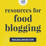 Blogging for Business Resources yellow Pinterest pin