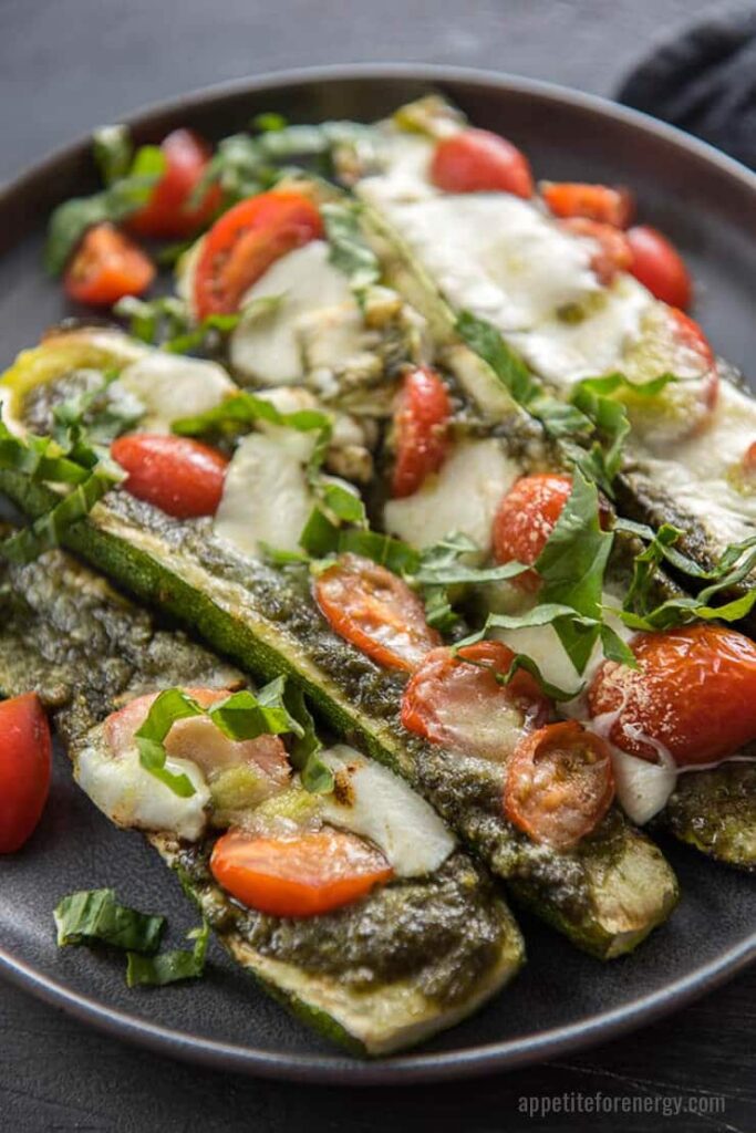 grilled-caprese-stuffed-zucchini-boats