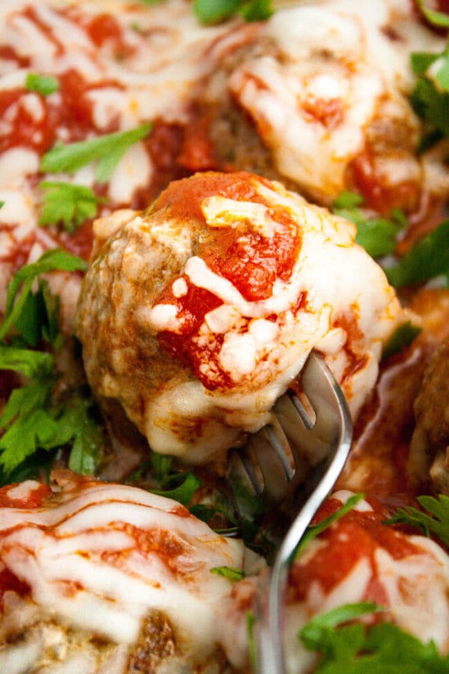 Keto Italian Meatballs Freezer Meal