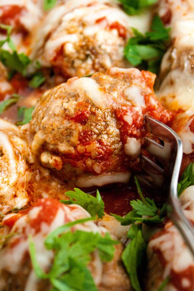 Keto Italian Meatballs Freezer Meal