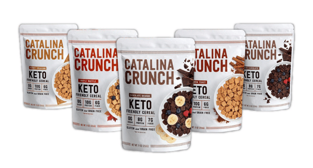 catalina crunch cereal product collage