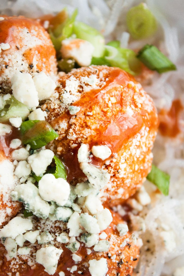 close-up-shot-buffalo-chicken-meatballs
