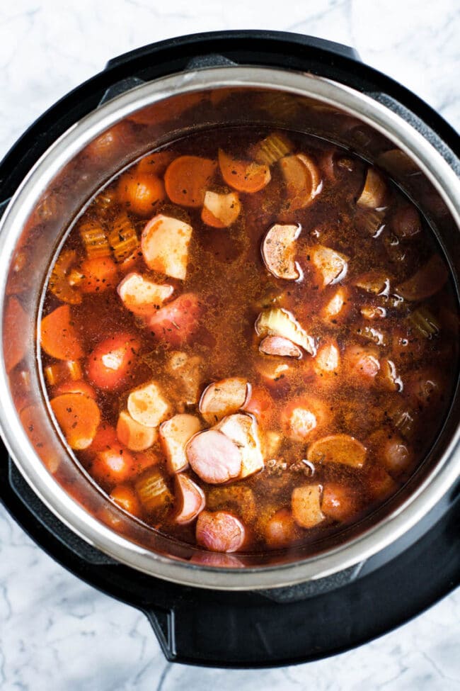 Keto Pot Roast Freezer Meal Recipe Instant Pot and Slow Cooker