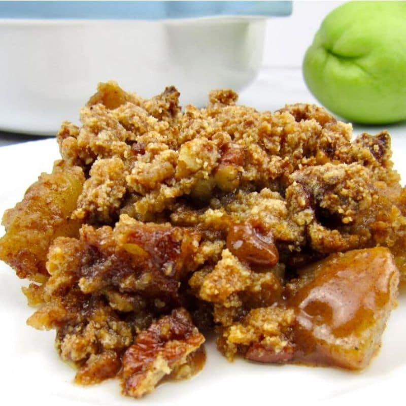 keto-thanksgiving-apple-crumble