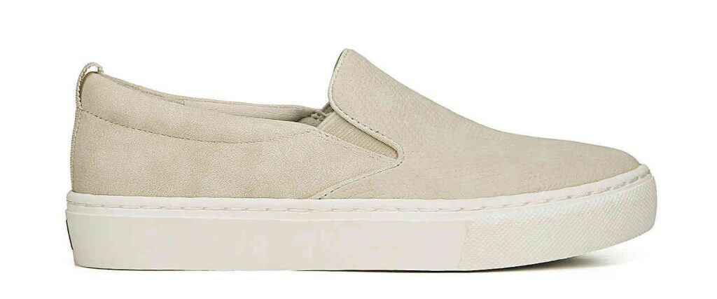 Platform Slip on Shoes in beige