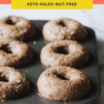 nut-free keto bagels pinterest pin image
