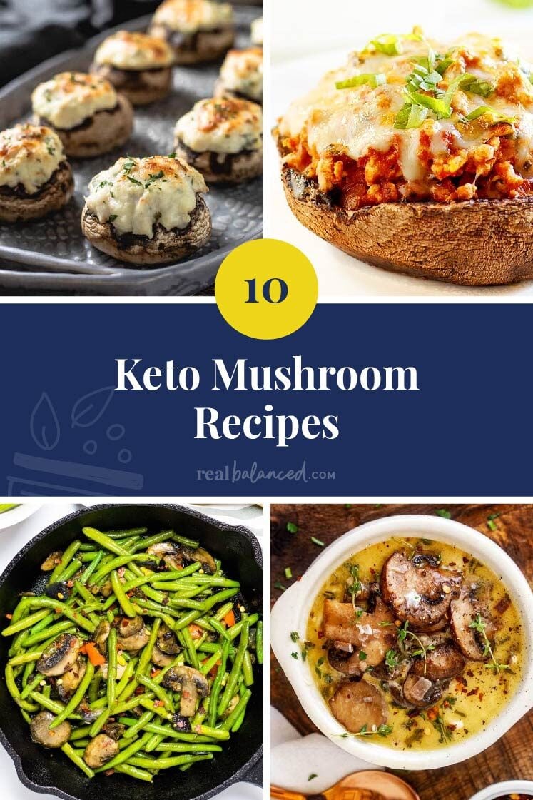Best Keto Low Carb Mushroom Recipes blog post featured image
