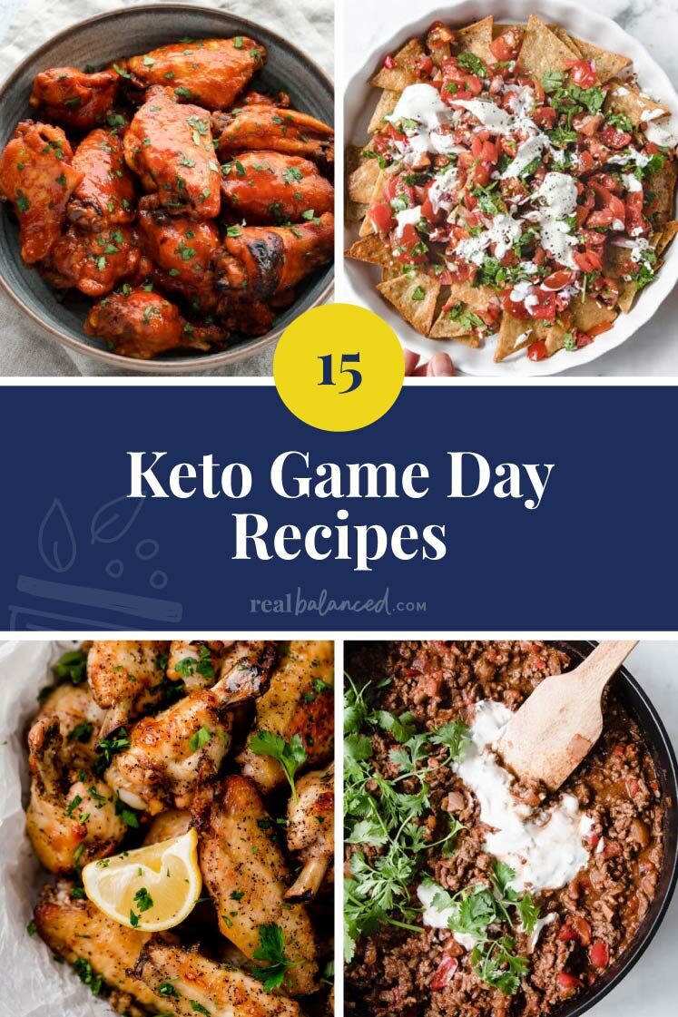 keto game day recipes featured image