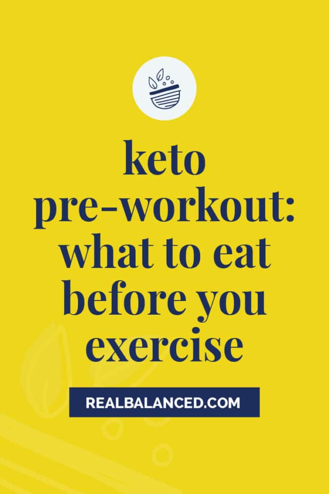 Keto PreWorkout What to Eat Before You Exercise