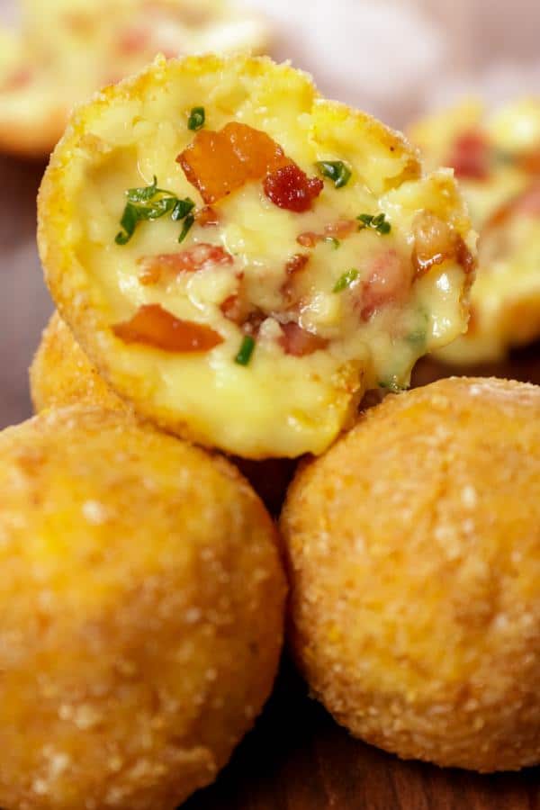 close-up image of keto bacon jalapeño cheese bombs