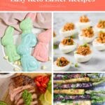 16 Easy Keto Easter Recipes Coral Featured Pinterest Pin Image