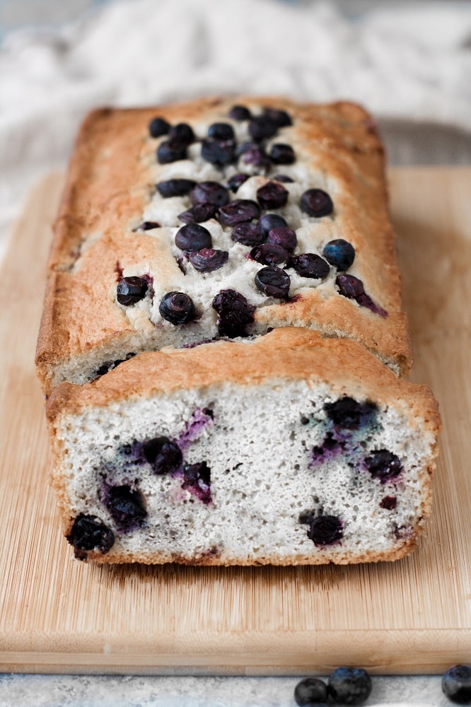 Low-Carb Lemon Blueberry Bread | Recipe | Real Balanced