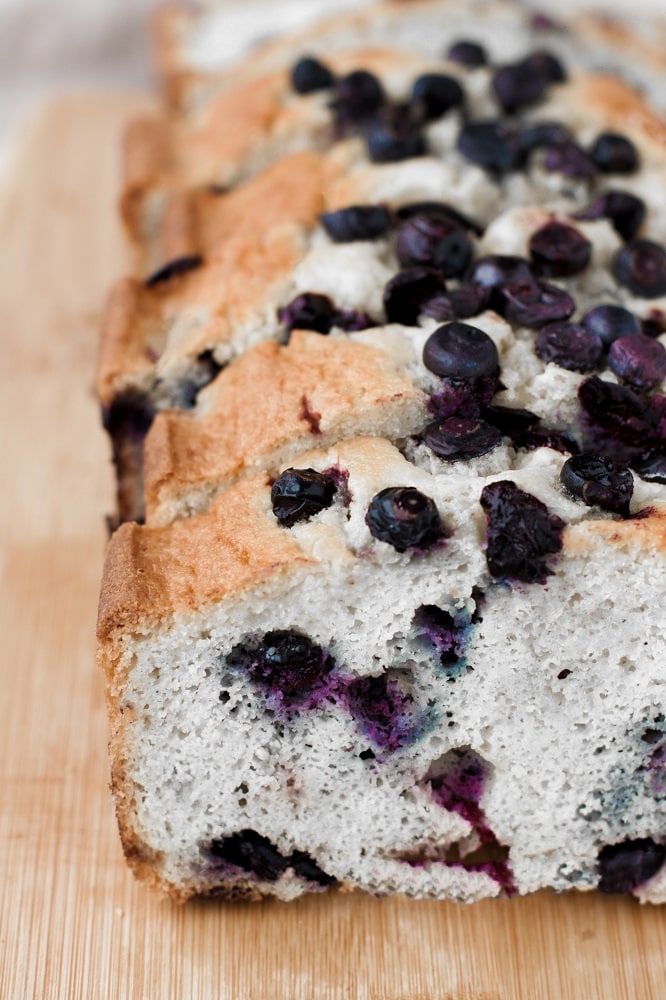 Low Carb Lemon Blueberry Bread Recipe Real Balanced