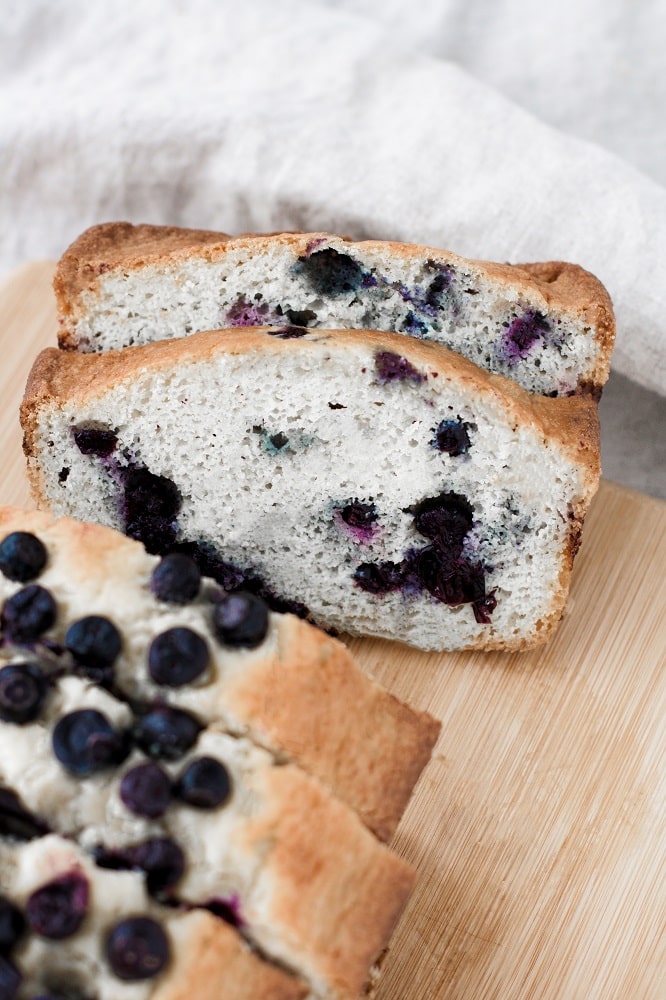 Low-Carb Lemon Blueberry Bread | Recipe | Real Balanced