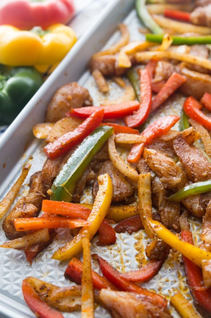 Keto Mexican-Inspired Recipes - Baked Chicken Fajitas