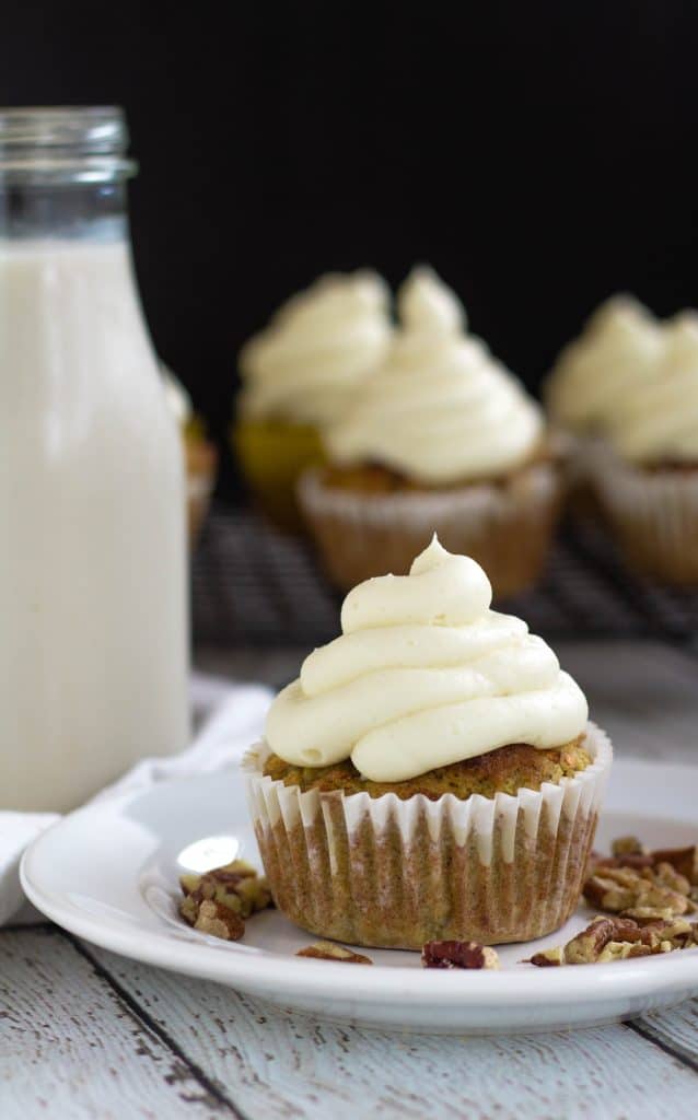 Keto Carrot Cake Cupcake