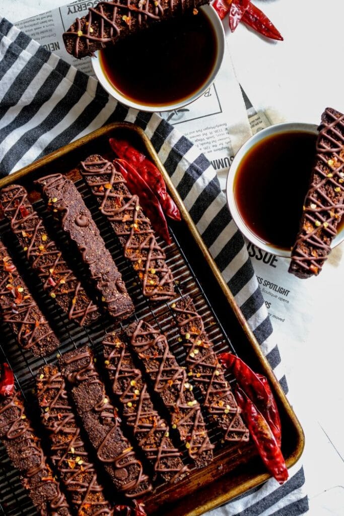 Keto Mexican-Inspired Recipes - MexicanHot Chocolate Biscotti