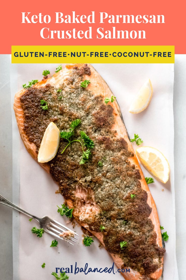 Quick And Easy Keto Baked Parmesan Salmon GlutenFree, NutFree