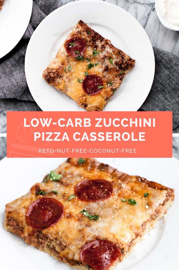 LowCarb Zucchini Pizza Casserole Recipe GlutenFree, Keto
