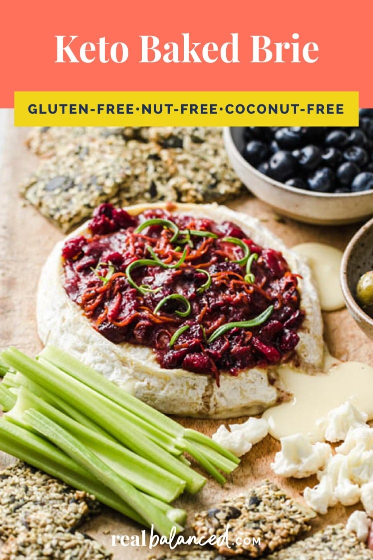 Keto Baked Brie With Cranberry Sauce 30Minute Recipe, NutFree