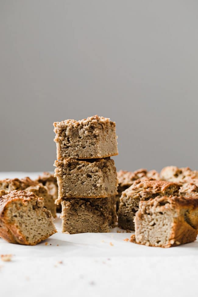 Keto Coffee Cake 1Hour Recipe, NutFree, CoconutFree, GlutenFree