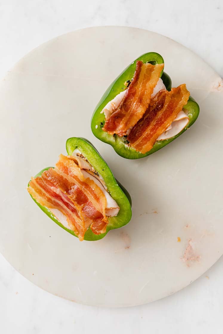 Bell Pepper Sandwich LowCarb, NutFree, CoconutFree