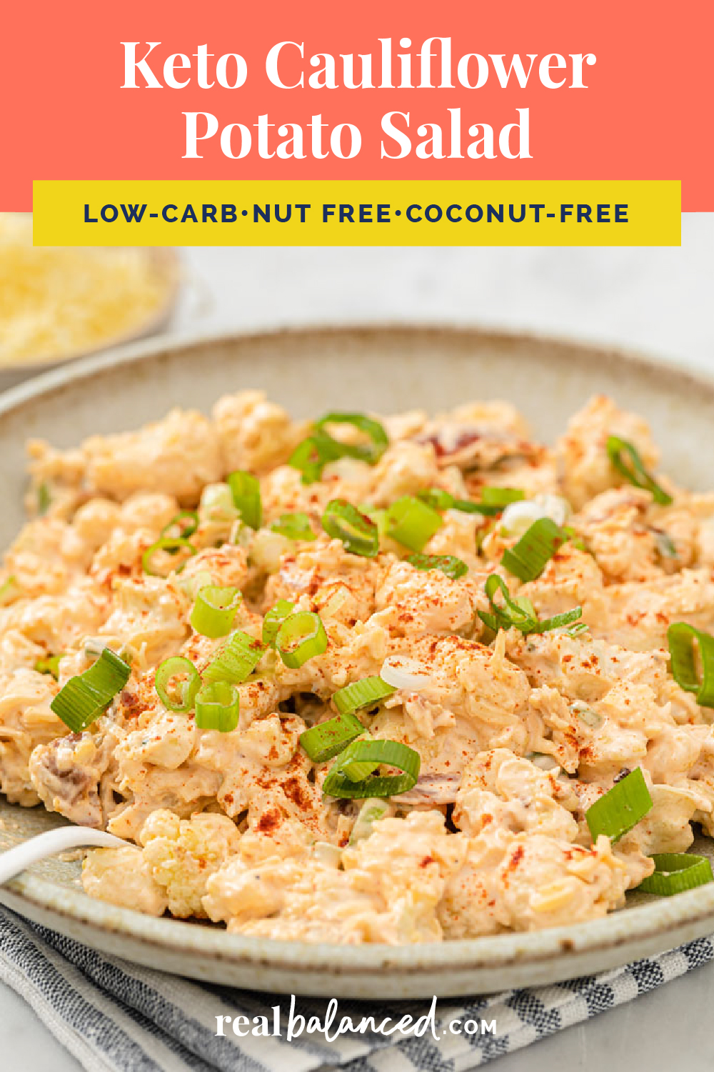 Keto Cauliflower Potato Salad Real Balanced