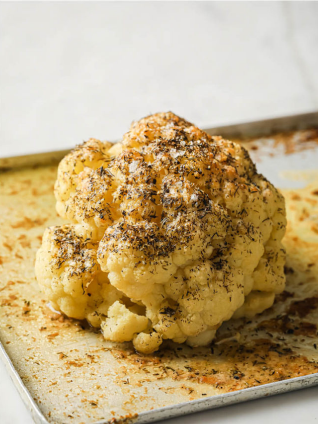 Buttery Roasted Cauliflower