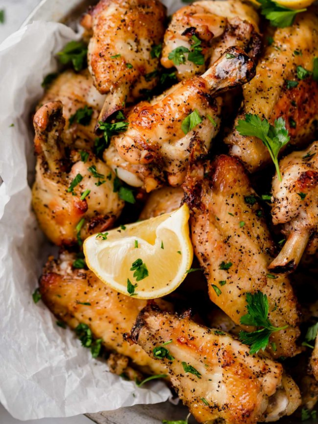 Lemon Pepper Chicken Wings