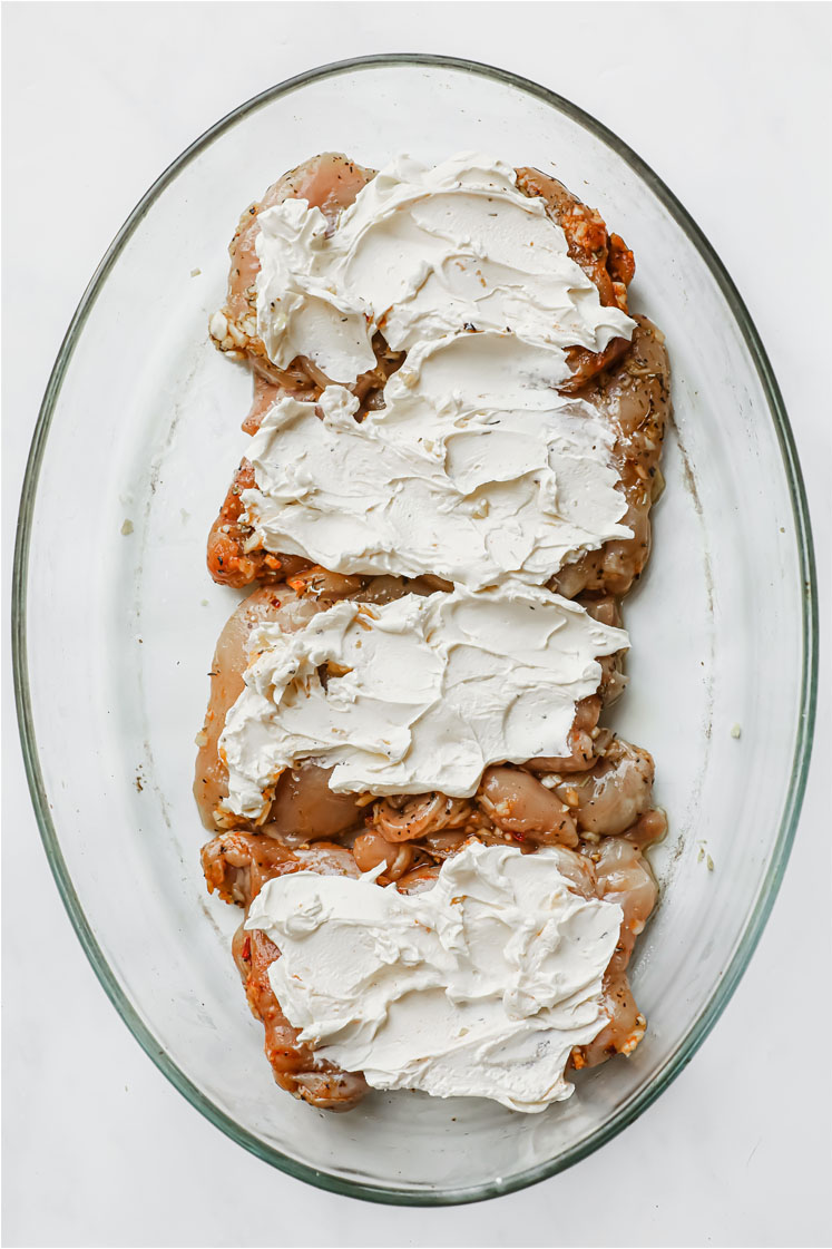 LowCarb Creamy Spinach Chicken Bake Keto, 30Minute