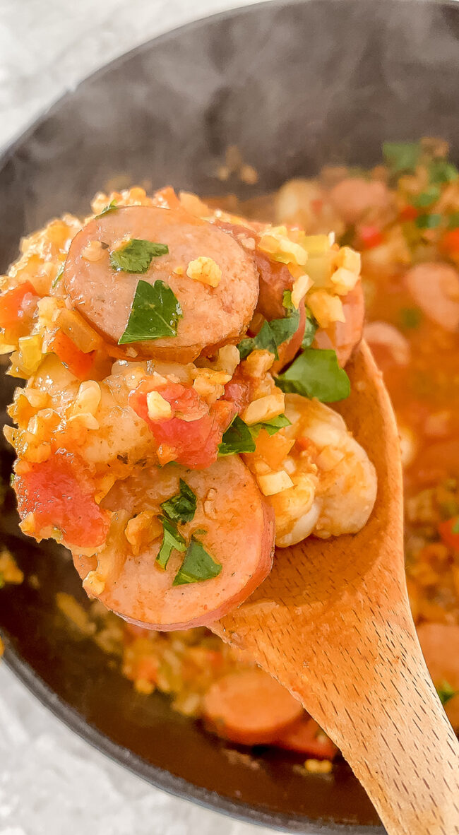 LowCarb Jambalaya 30Minute, LowCarb, GlutenFree