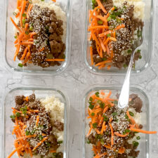 Korean Ground Beef Meal Prep Bowls-image