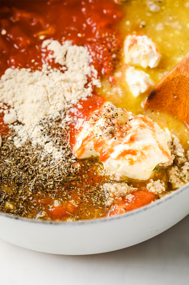 Creamy Keto Italian Sausage Soup 30Minutes, Keto, LowCarb