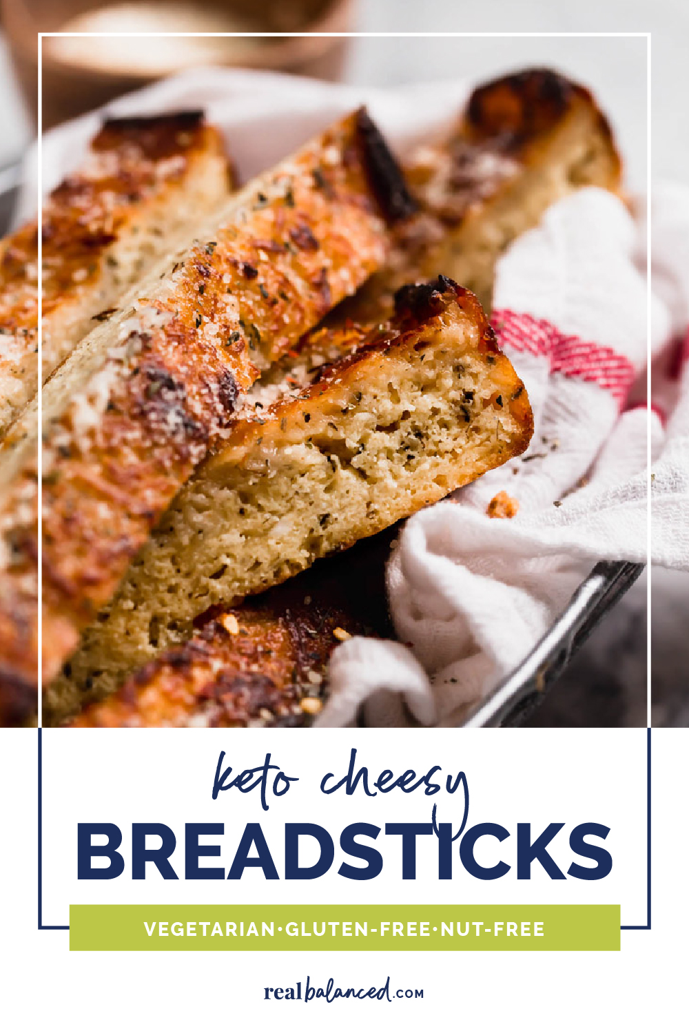 Keto Cheesy Breadsticks No Almond Flour, GlutenFree, Vegetarian