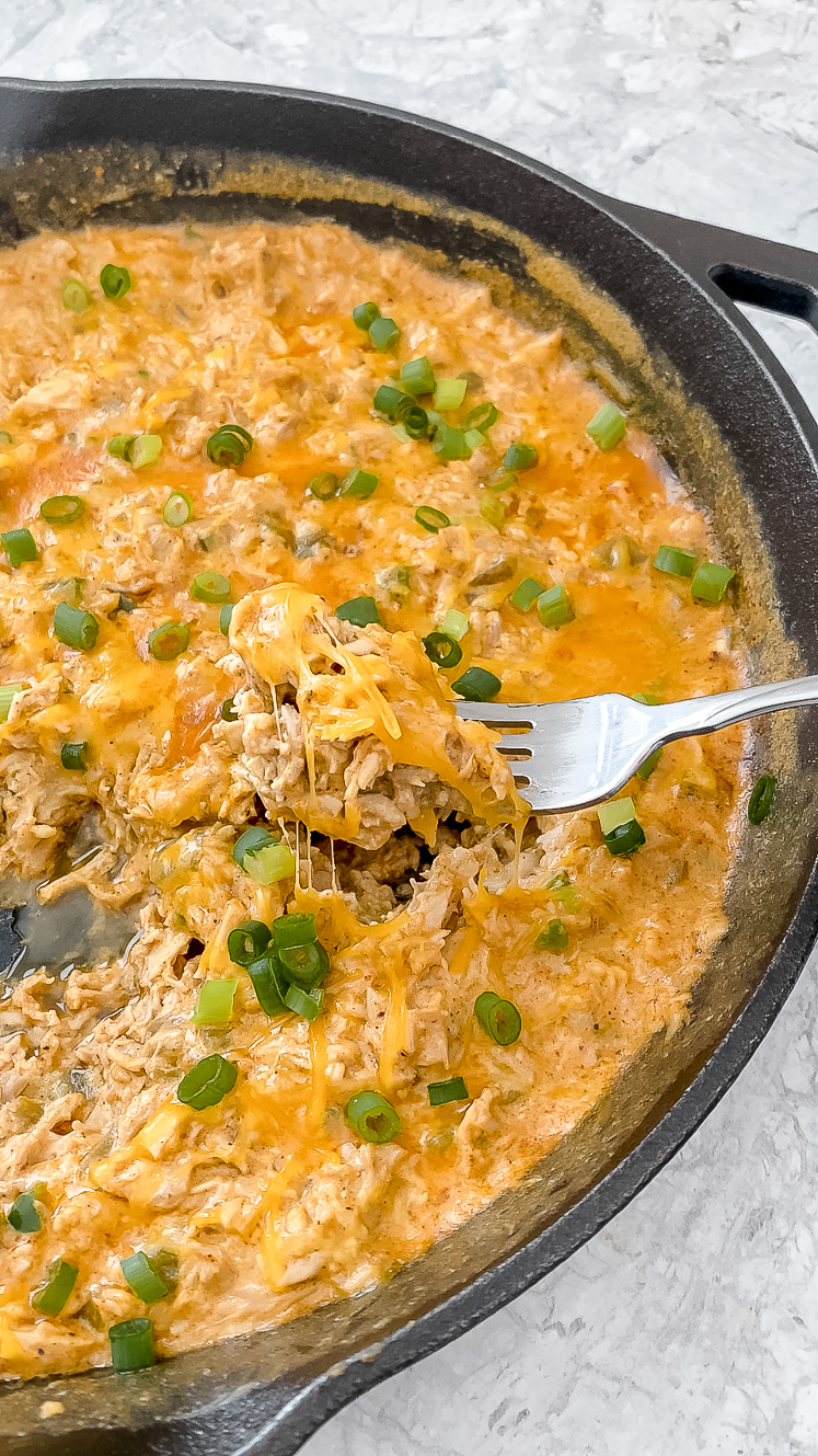 Green Chile Chicken With Leftover Shredded Chicken Thighs