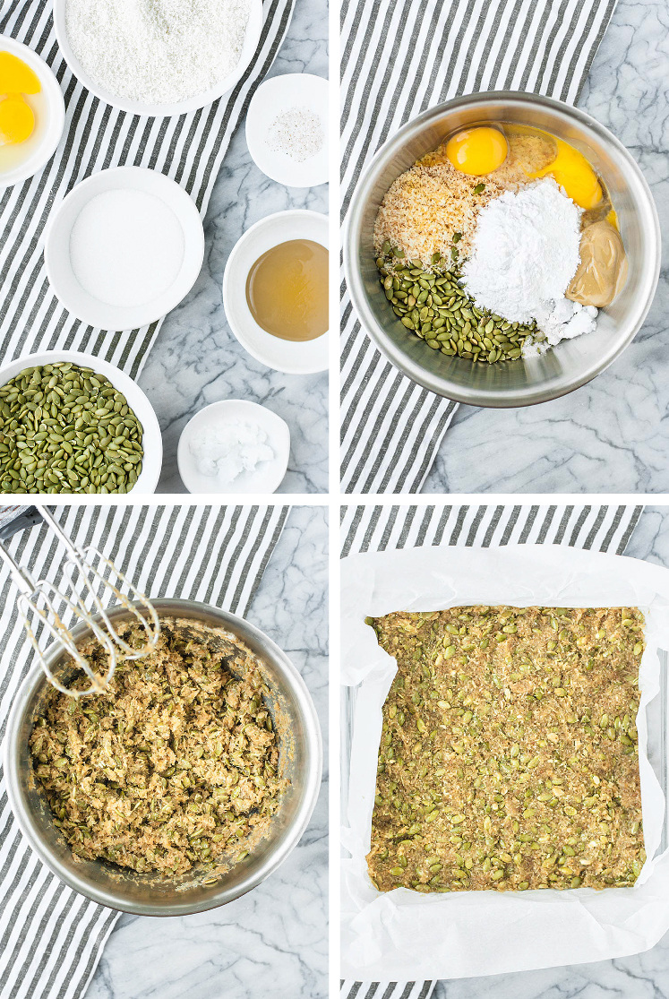 LowCarb Granola Bars Keto, No Almonds, GlutenFree, DairyFree