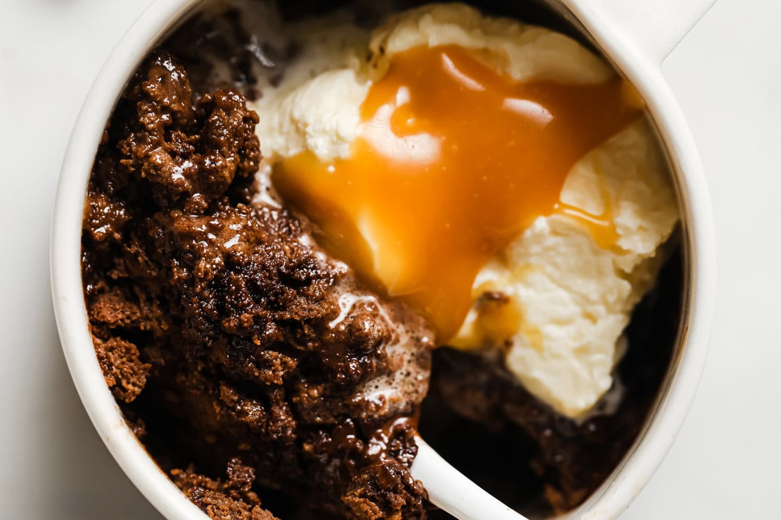 Low-Carb Double Chocolate Mug Cake