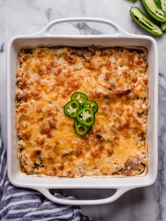 Jalapeño Popper Chicken Casserole