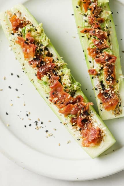 5 Low-Carb Cucumber Boats | Real Balanced