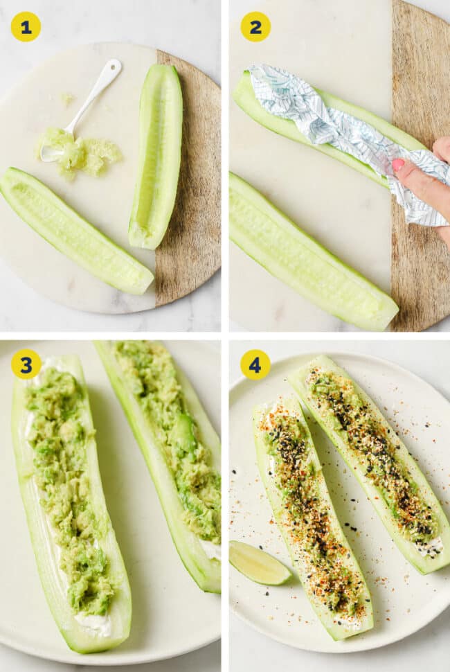 Tajin Cucumber Boats With Lime Juice Real Balanced