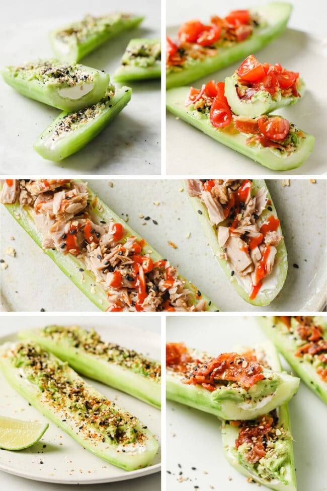 5 LowCarb Cucumber Boats Real Balanced