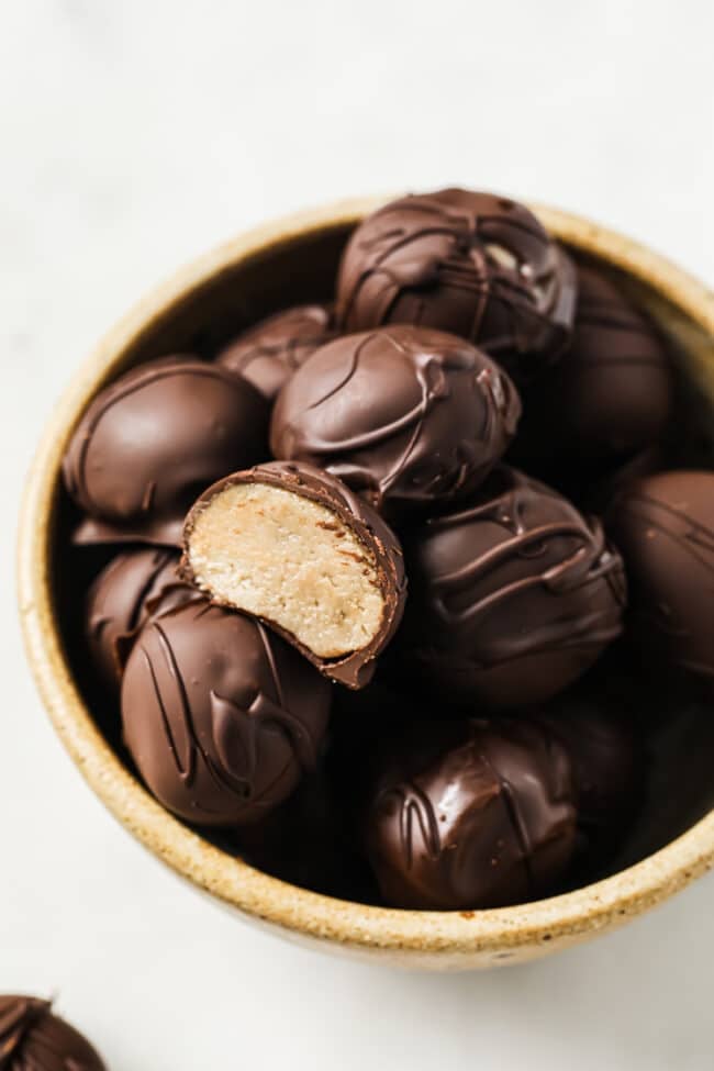 Chocolate Peanut Butter Balls (Peanut-Free Option)