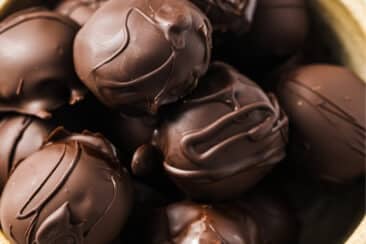 Chocolate Peanut Butter Balls (Peanut-Free Option) | Real Balanced