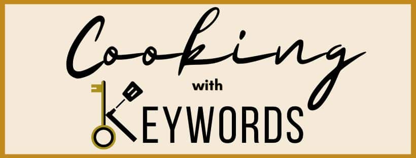Cooking With Keywords digital course logo.