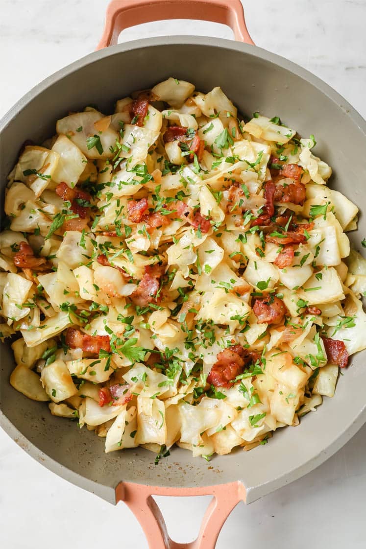 Bacon Up Fried Cabbage - Bacon Up®