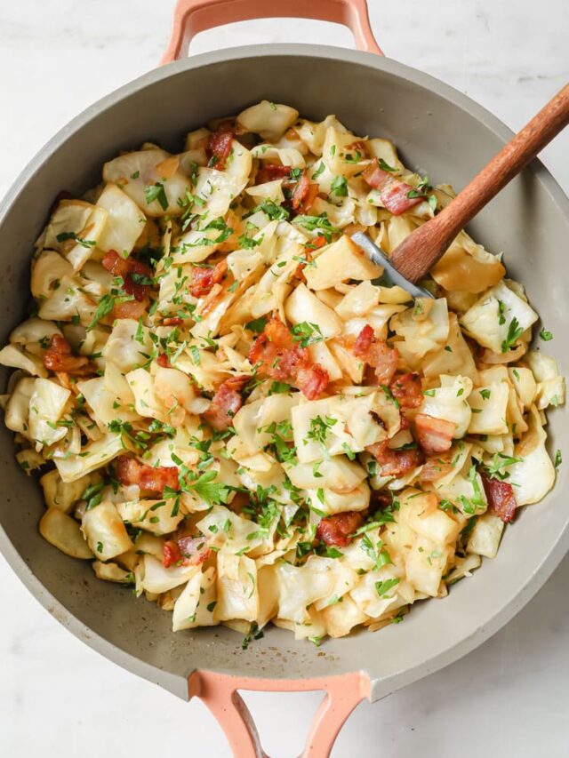 Fried Cabbage With Bacon