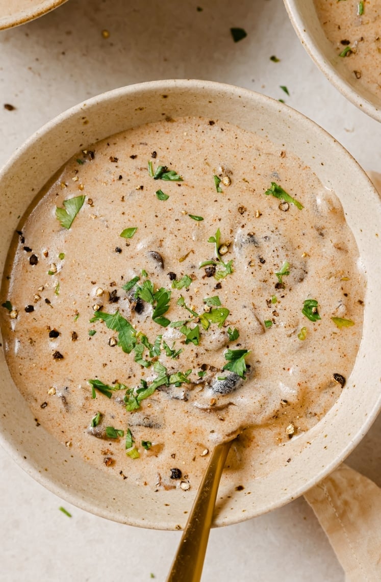 Creamy Mushroom Soup Recipe - Pinch of Yum