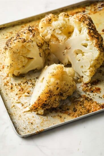 Buttery Whole Roasted Cauliflower | Real Balanced