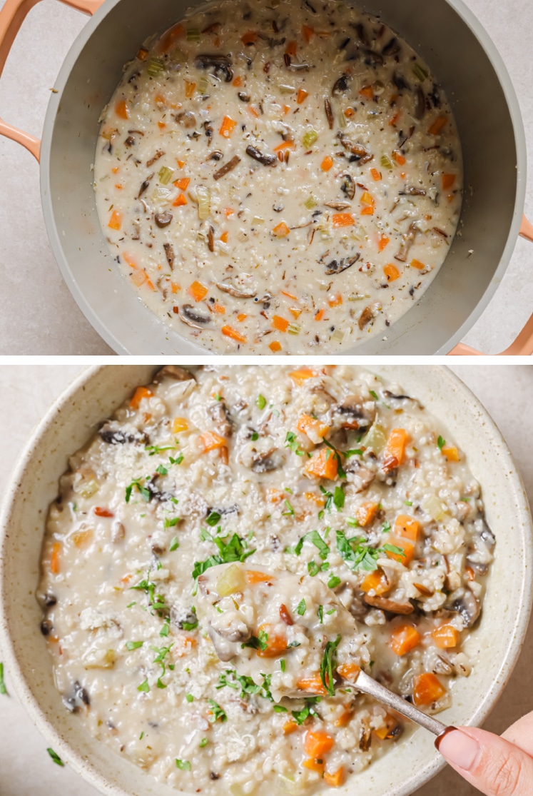 Wild Rice Mushroom Soup | Real Balanced